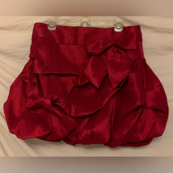 ✨⚡️💥  NWT Rampage Women's Skirt - Red Reg $125 Final sale - Picture 8 of 12